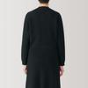 MUJI Women's Milan Rib Knit Blouson, Black, Size M, BA1P0A4A