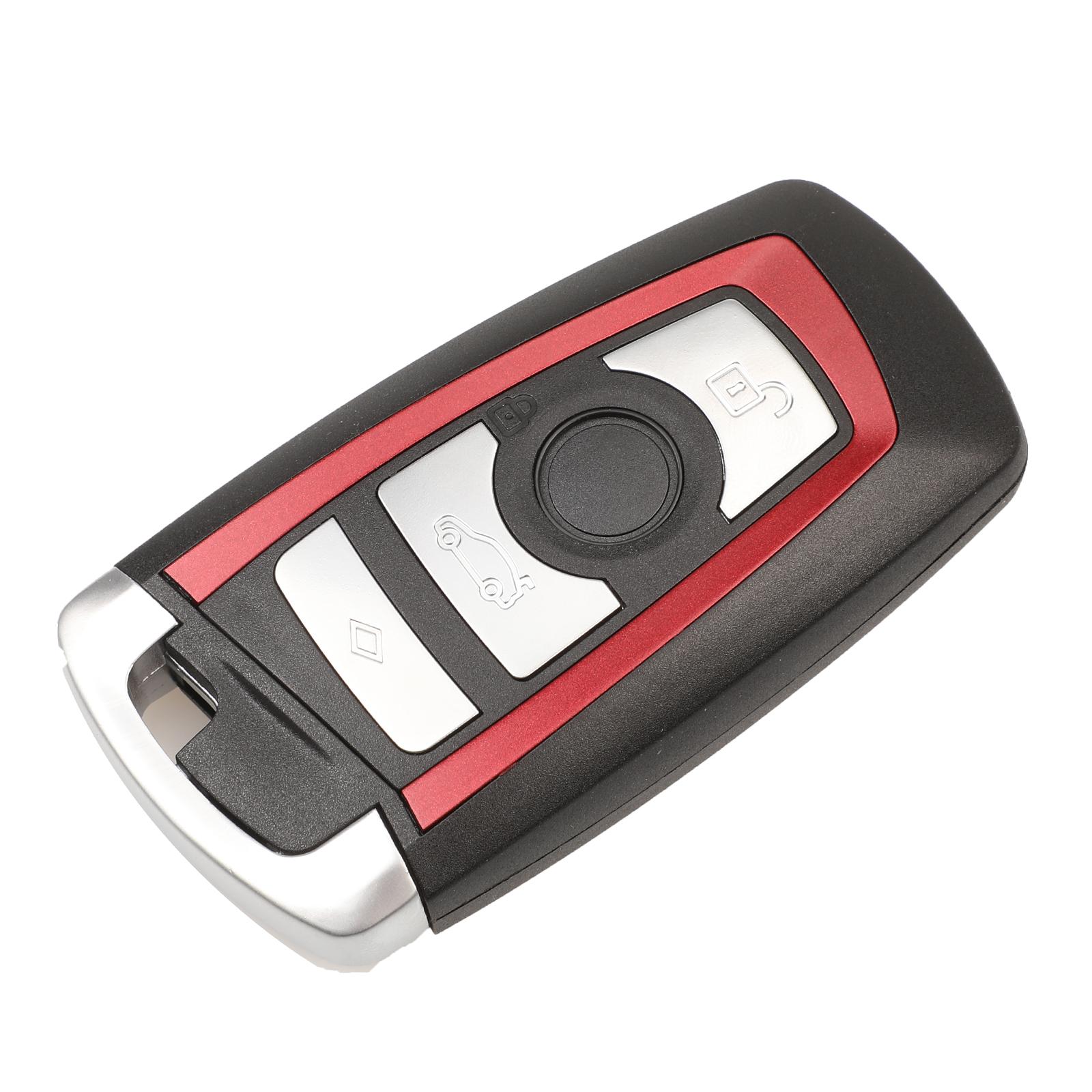 

Чехол для смарт-ключа jingyuqin 4B без ключа для BMW CAS4 F 3 5 7 серии E90 E92 E93 X5 HU100R с необработанным пустым лезвием