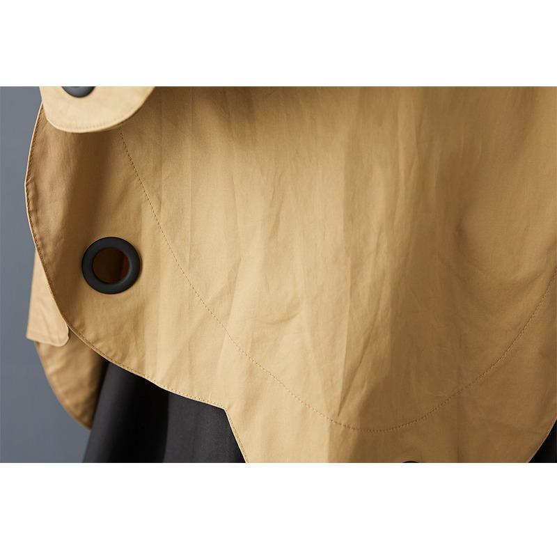 DIMANAF 2025 New Autumn Plus Size Women Coats Jackets Thin Long Sleeve Loose Casual Black Outerwear Button Shirt Tops