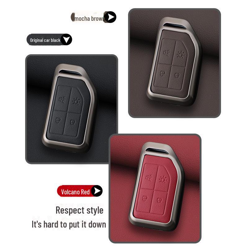 Volvo Key Cover for 21/22 Models XC60, S90, XC90, XC40, V90, S60L, V40 - Metal Car Case