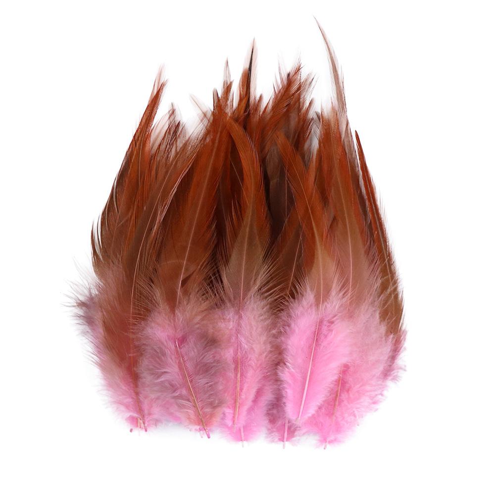 50/100pcs Natural Pheasant Chicken Feathers 10-15cm Colored Cock Plume for Handicrafts and Needlework Dream Catcher Accessories
