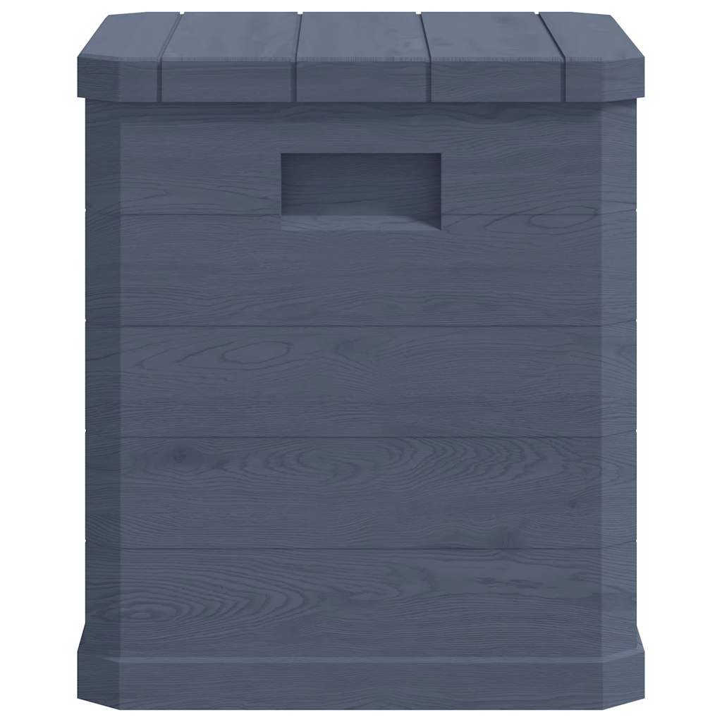vidaXL Garten-Aufbewahrungsbox 90 L Anthrazit