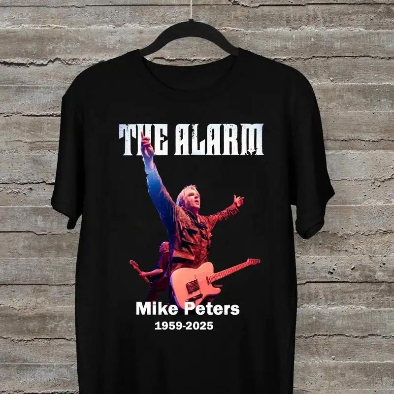 The Alarm Mike Peters 1959 2025 Fan Black All Size T Shirt