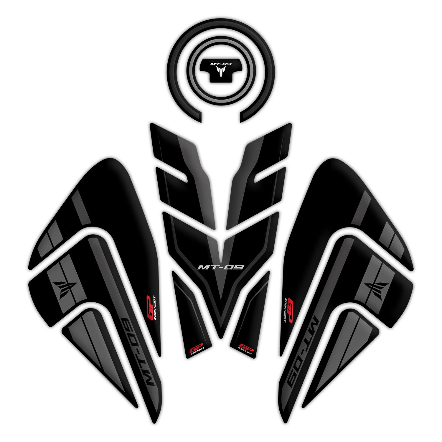 

Комплект подкладок для бака GP Composite Yamaha MT-09 2021-2023, черный
