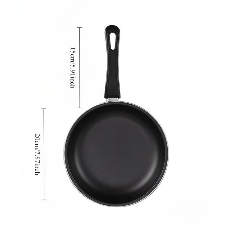 

Pro Chef Nonstick Skillet - 12 Multi-Purpose Frying Pan Omelette/Steak/Pancakes - Induction & Gas Stove Compatible Grill Pan