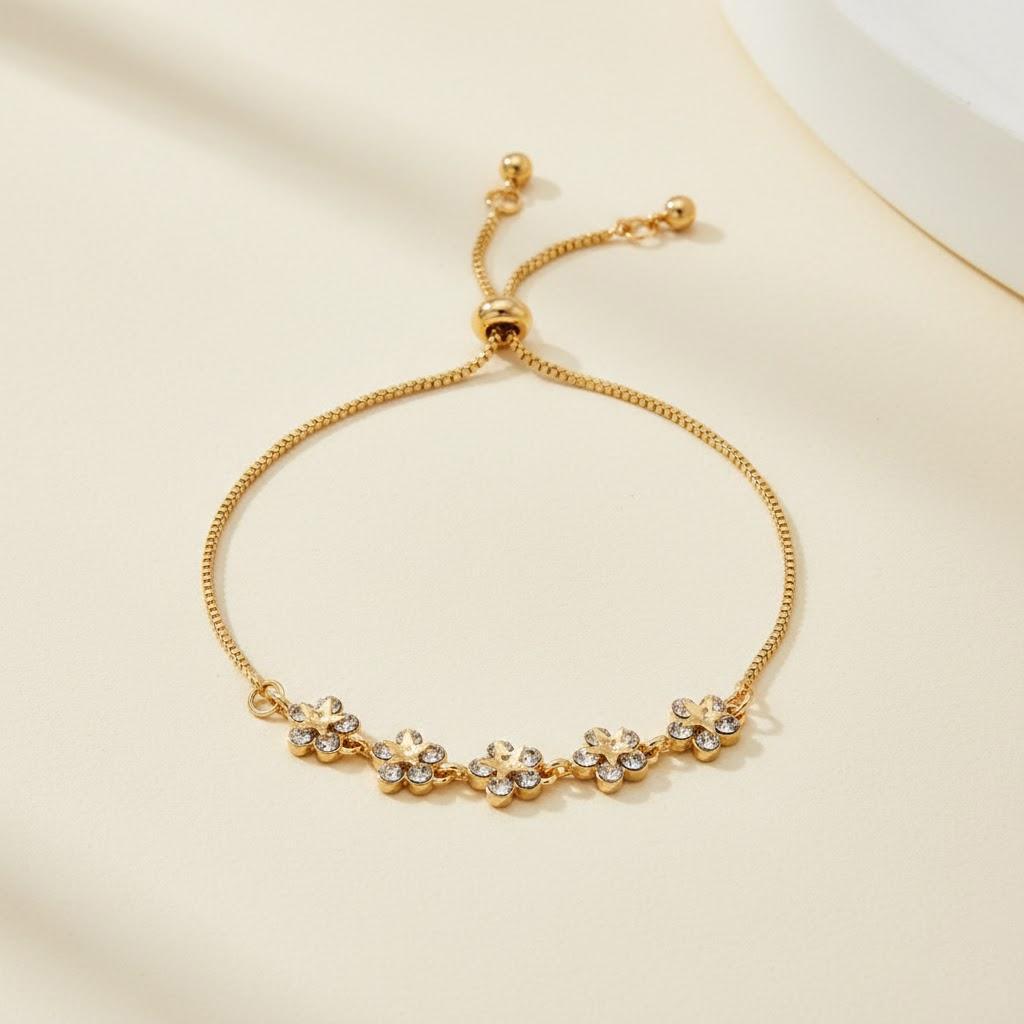 

Korean Style Adjustable Star Bracelet for Women Fashion Jewelry Gift Romantic Engagement Wedding Anniversary Present