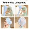 28x80cm Extra Large Microfiber Hair Towel Turban Super Absorbent Quick-Dry Wide Brim for Women Men Curly Wavy Straight Hair