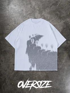 Oversized T-shirt with anime print M