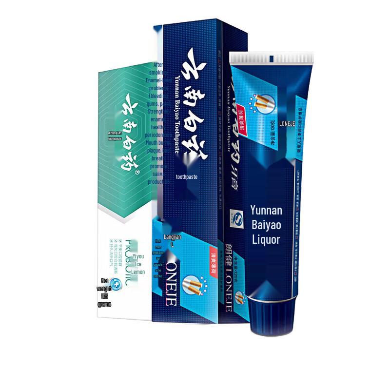 Набор зубных паст Yunnan Baiyao Jinkoujian & Langjian Стойкая свежесть