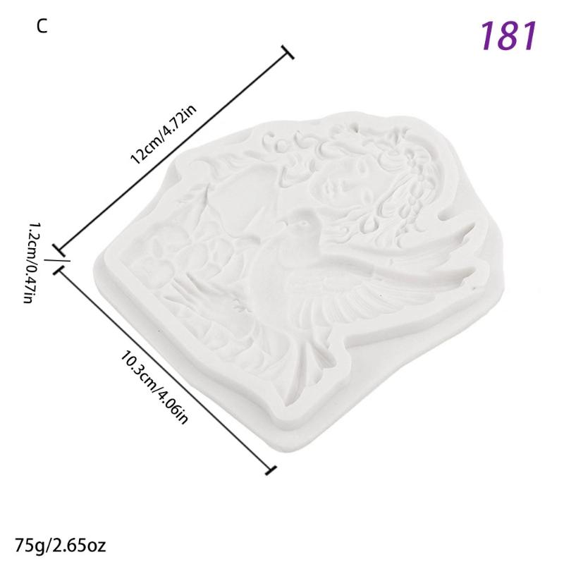 

Силиконовые формы Фея цветов Фея бабочка Инструменты для украшения торта из мастики Топпер для кекса Шоколадное ремесло Сахарная паста Полимерная глина C
