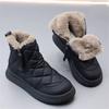 Winter Women's Snow Boots Velvet Thickened Large Cotton Shoes Waterproof Non-slip Cold-proof and Warm Short Boots