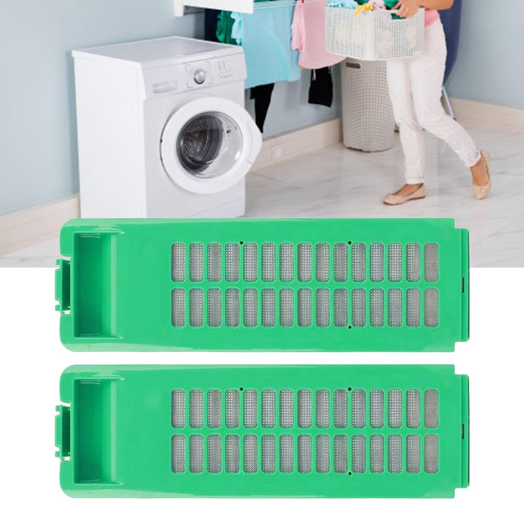 Pack of 2 Replacement Filter Box Washing Machines Spare Part Appliance Filter for Efficient Dirt and Hair Filtration