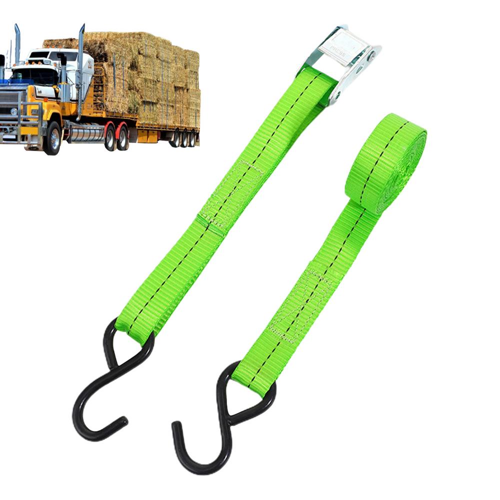 Truck Tie Down Straps Truck Straps Waterproof 5m Ratchet Strap Rope Tightener Heavy Duty Cargo Straps Camping Accessories