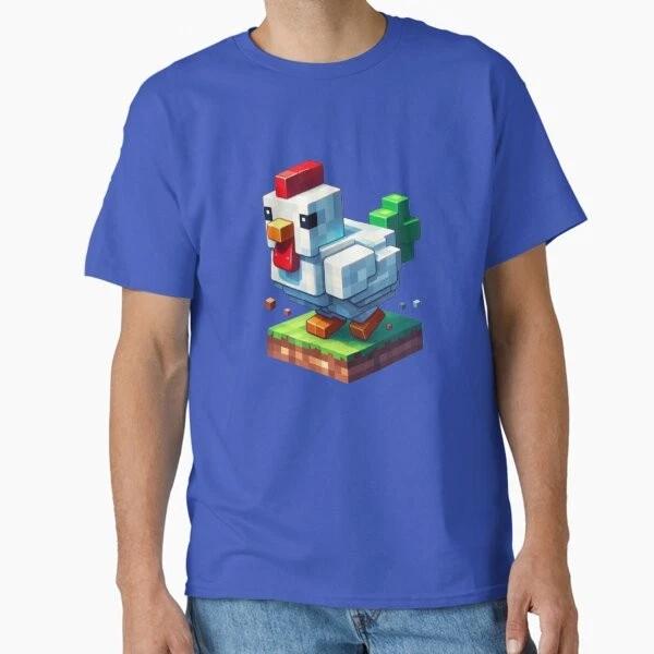 Pixel Chicken Adventure Classic Tshirt Made In Usaaus Tshirt S2xl S