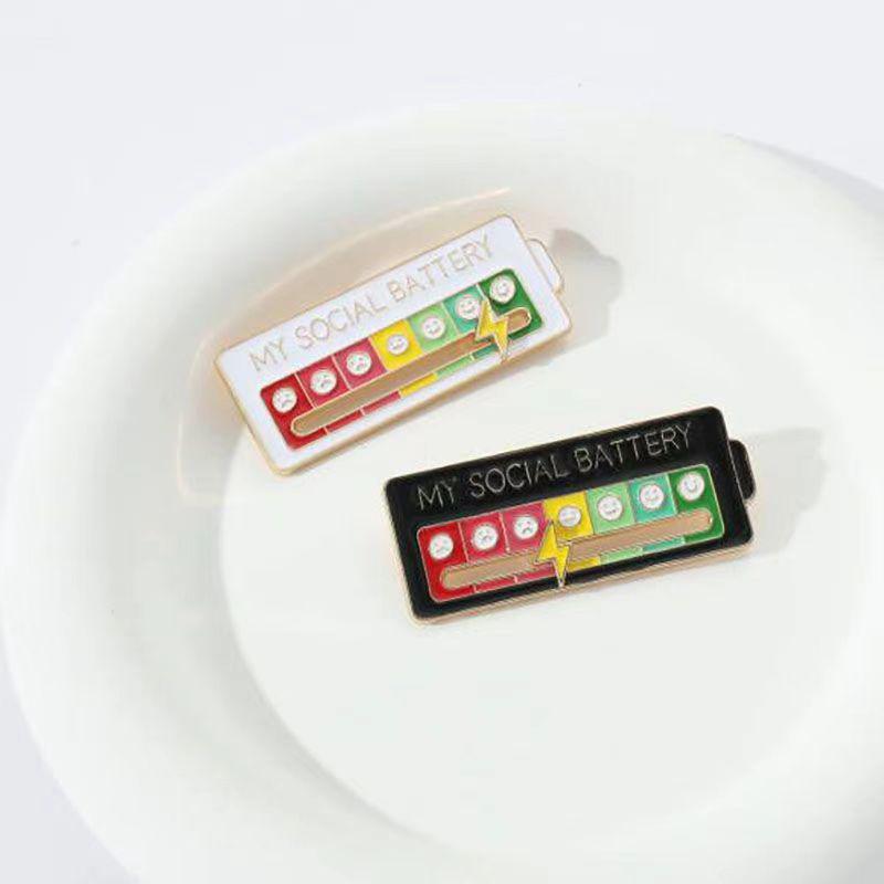 Bestie's Bestseller Mood-Changing Lightning Cloud Enamel Pin