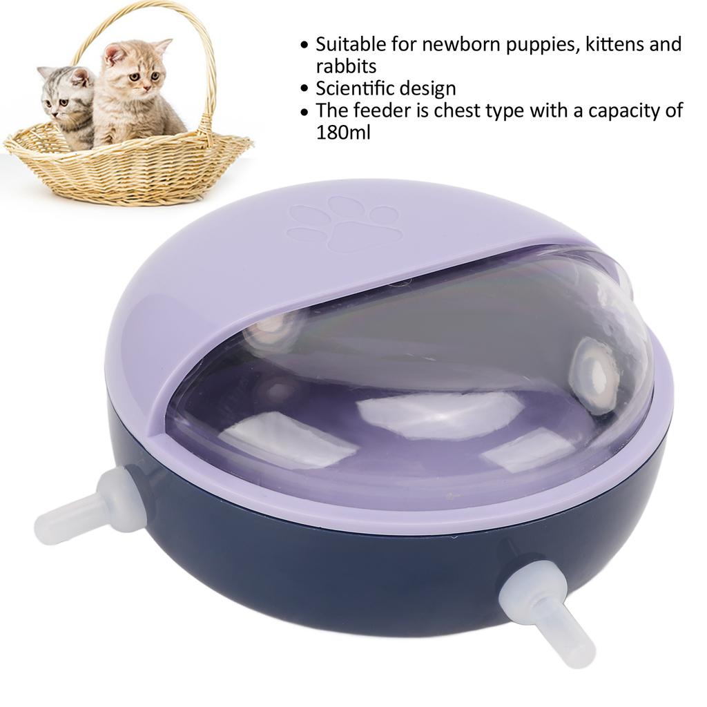 Silicone Kitten Nipple Feeder Biomimetic Pet Milk Feeder for Kittens Puppies Rabbits Lamb