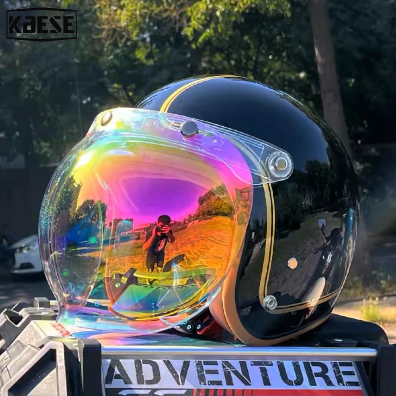 New Design Retro Motorcycle Helmet Open Face Helmet Scooter Helmets 3/4 Chopper Casco Moto Vintage Motorbike Helmets DOT ECE