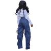 Women's Loose Denim Halter Onesie Cross-Border Spring Street Fashion Multi-Pocket Overalls Attractive Stylish One-Piece Suit