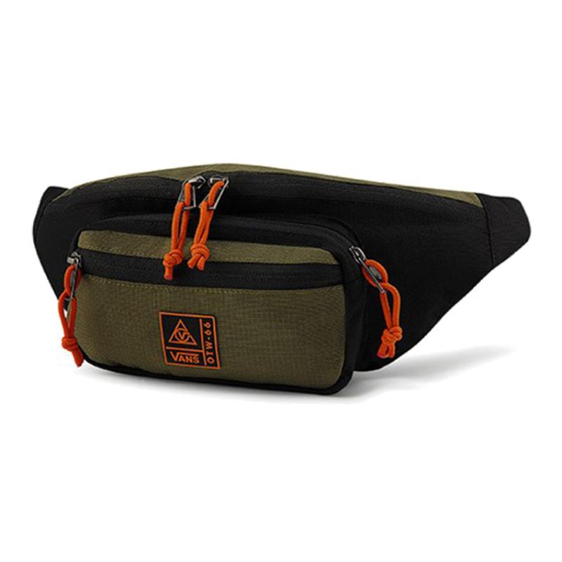 Vans Polyester Crossbody Bags Fanny Pack Regular Unisex Army Green Vans VN0A47QEKCZ