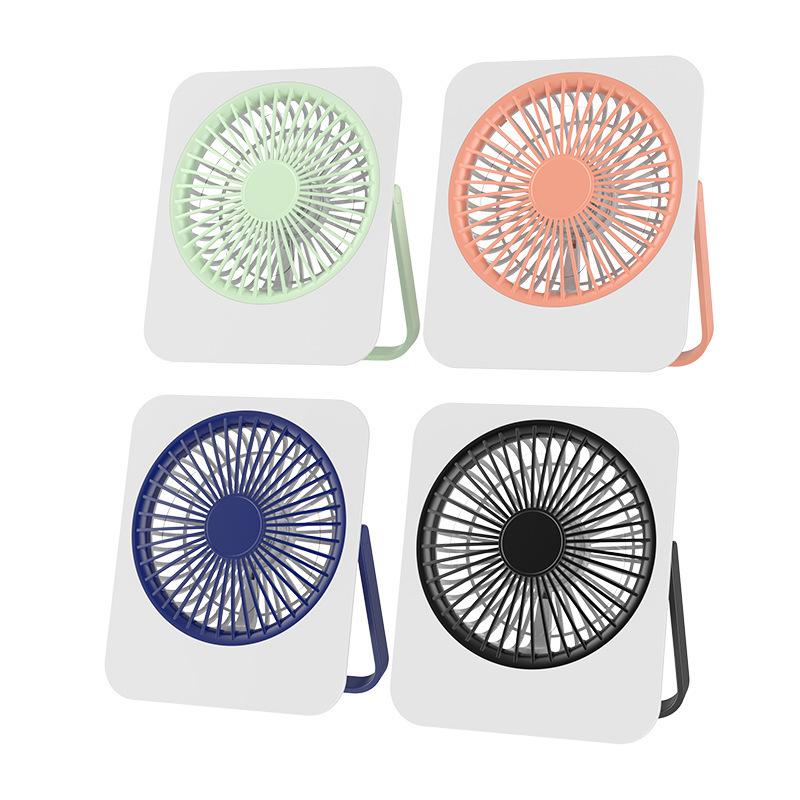 

Ultra-thin USB Rechargeable Foldable Desk Fan with Strong Wind for Bedroom or Bedside. 165*140*34mm