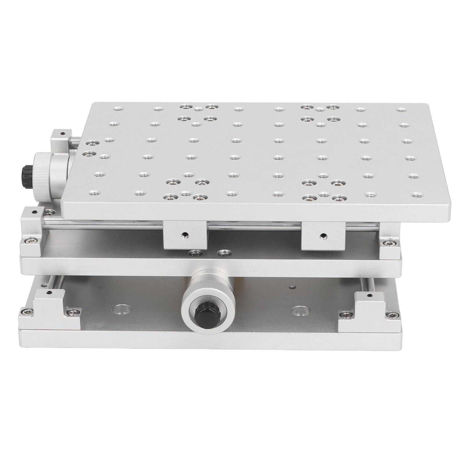 

2-осевой подвижный верстак из алюминиевого сплава, ручной рабочий стол по осям XY для гравировально-маркировочной машины
