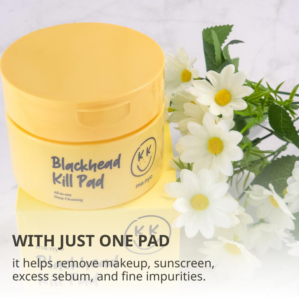 MANYO FACTORY Blackhead Pure Cleansing Oil Kill Pad – 50 Pads