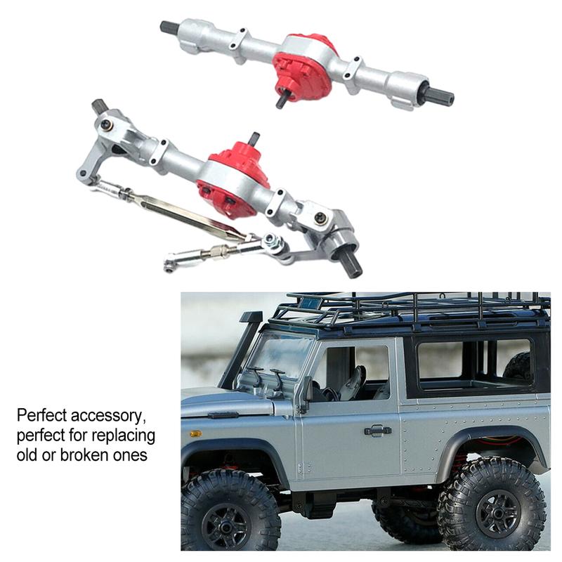 Aluminum Alloy Complete Front Rear Axle For 1/12 MN D90 RC Car Part RC Car Accessories Replacement Parts RC Upgrade Part