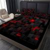 3D Visual Geometric Art Pattern Bed Hat Three-Piece Digital Printing Bedding Bed Hat Three-Piece Set