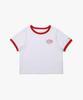 Weekend Ringer Short Sleeve T-Shirt Women'S White
