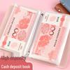 Family Financial Management Cash Savings Book & Storage Bag