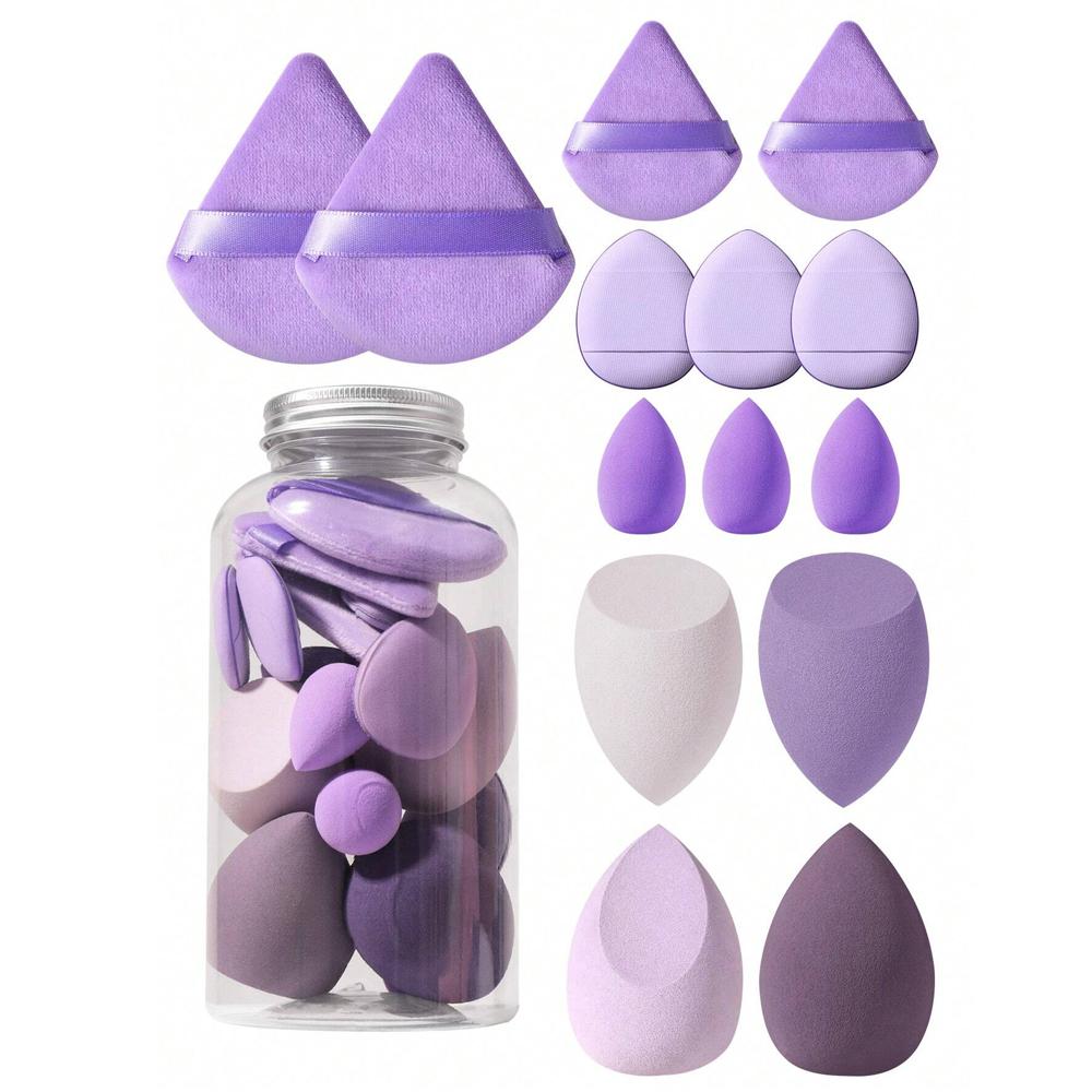 Makeup Sponge Set Blender Sponges 10 Pcs for Foundation Powder Liquid Professional Beauty Sponge Super Soft Facial Makeup Tools