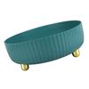 Rotatable Storage Tray Plastic Large Capacity Rotating Organizer Tray Desktop Rotatable Tray for