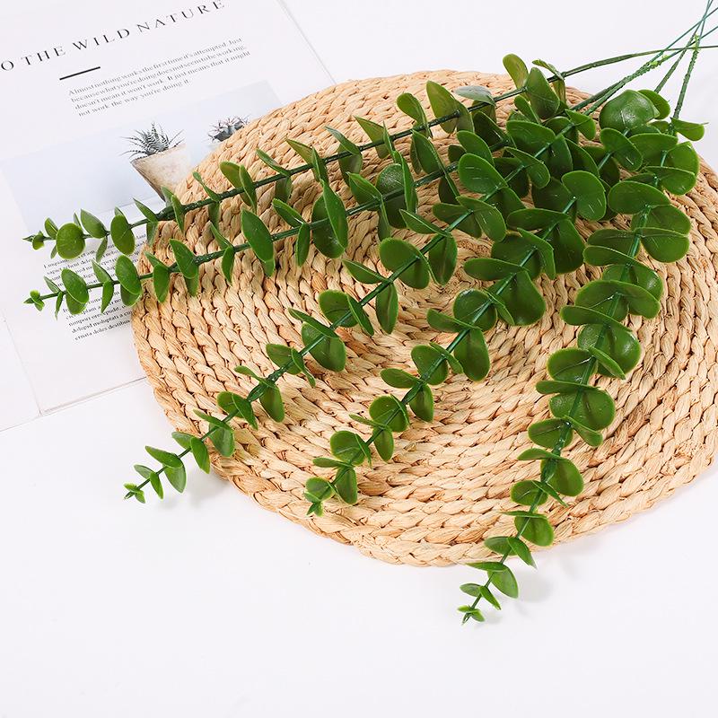 Eucalyptus Leaf Wedding Decoration - Simulation Green Plants, Single Leaf Ornaments, Wholesale Simulation Flowers.