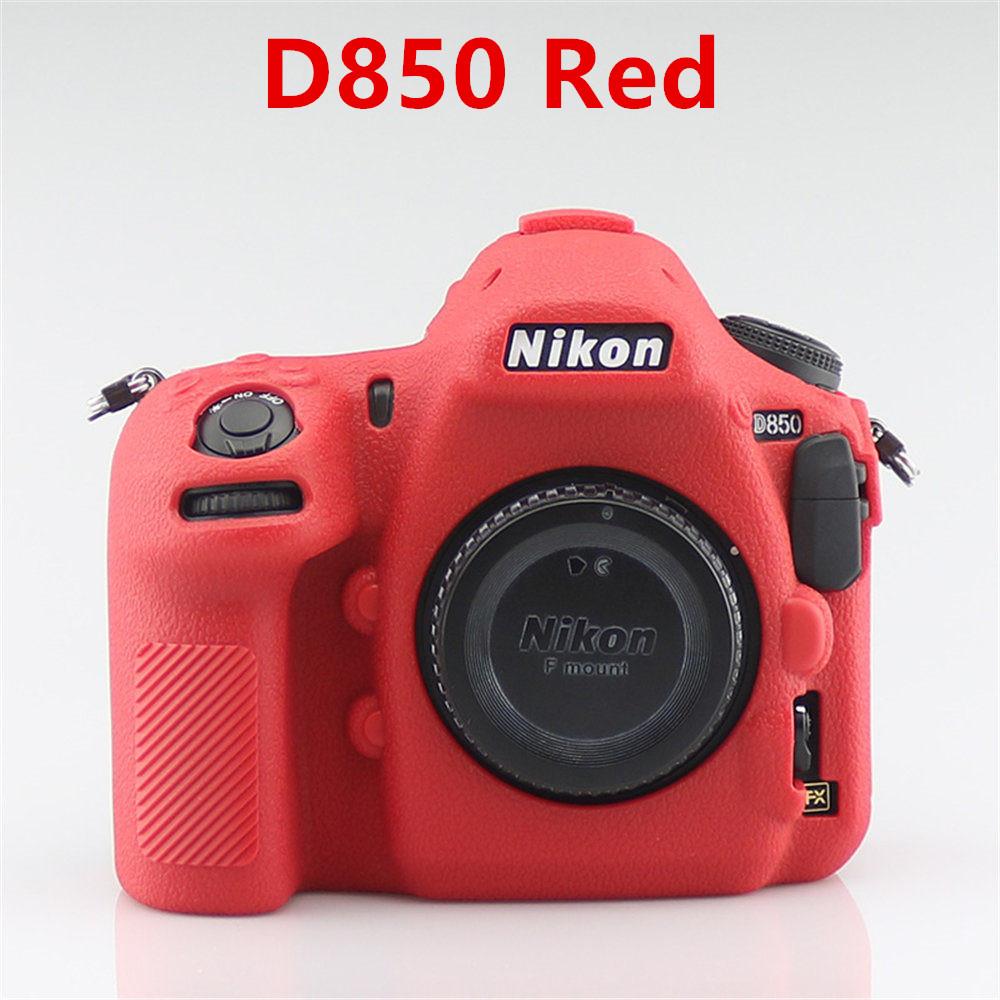 Litchi Pattern Soft Silicone Armor Camera Body Case For Nikon D780 D850 D7100 D7200 Rubber Cover Skin