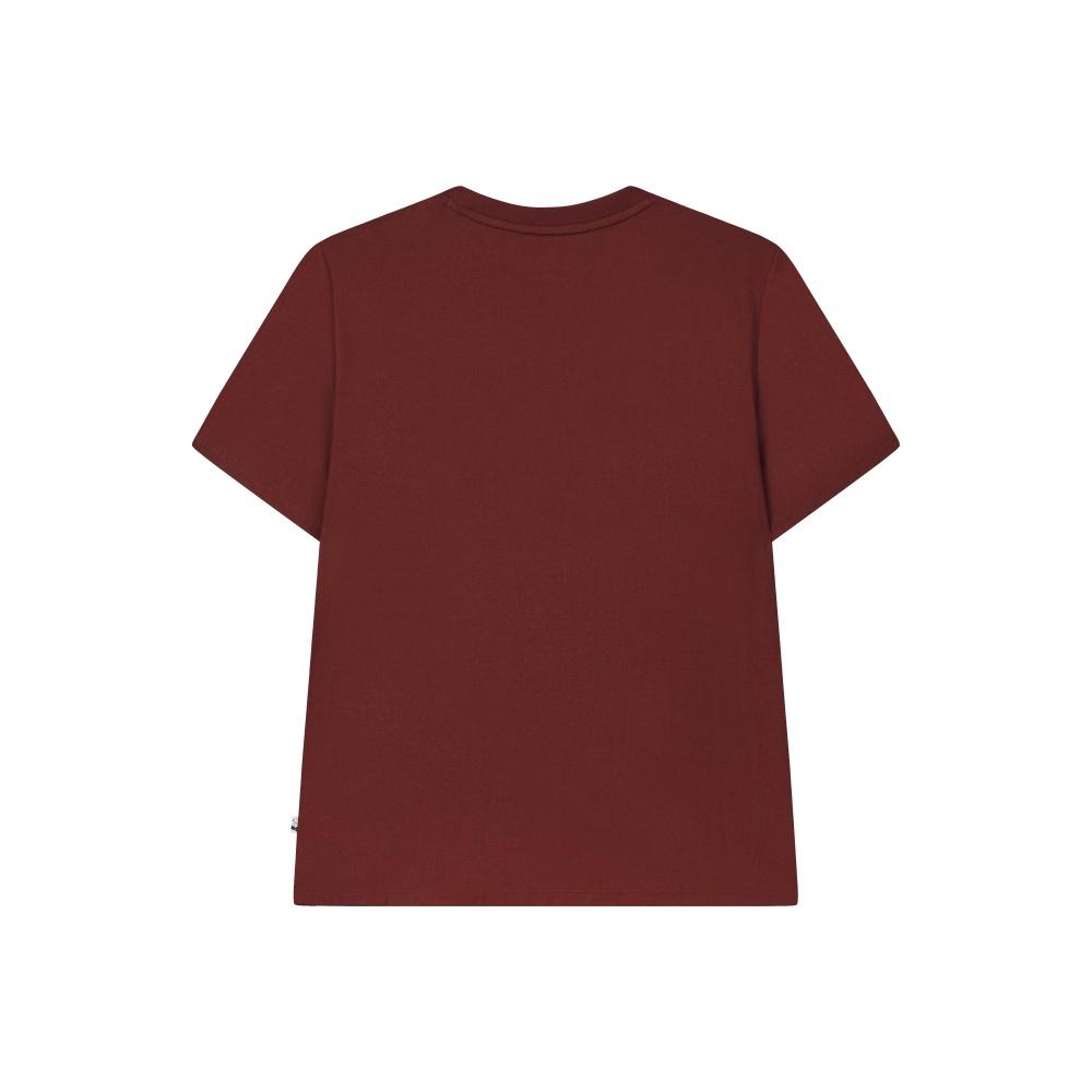 New FILA HERITAGE T Shirt Women's Terracotta Red Brown F11W538113FBN