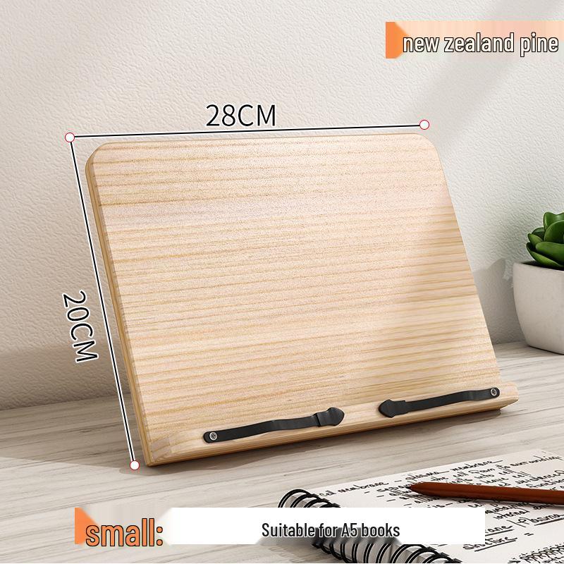 Wooden Desktop Book and Computer Stand - Ideal for Study and Reading