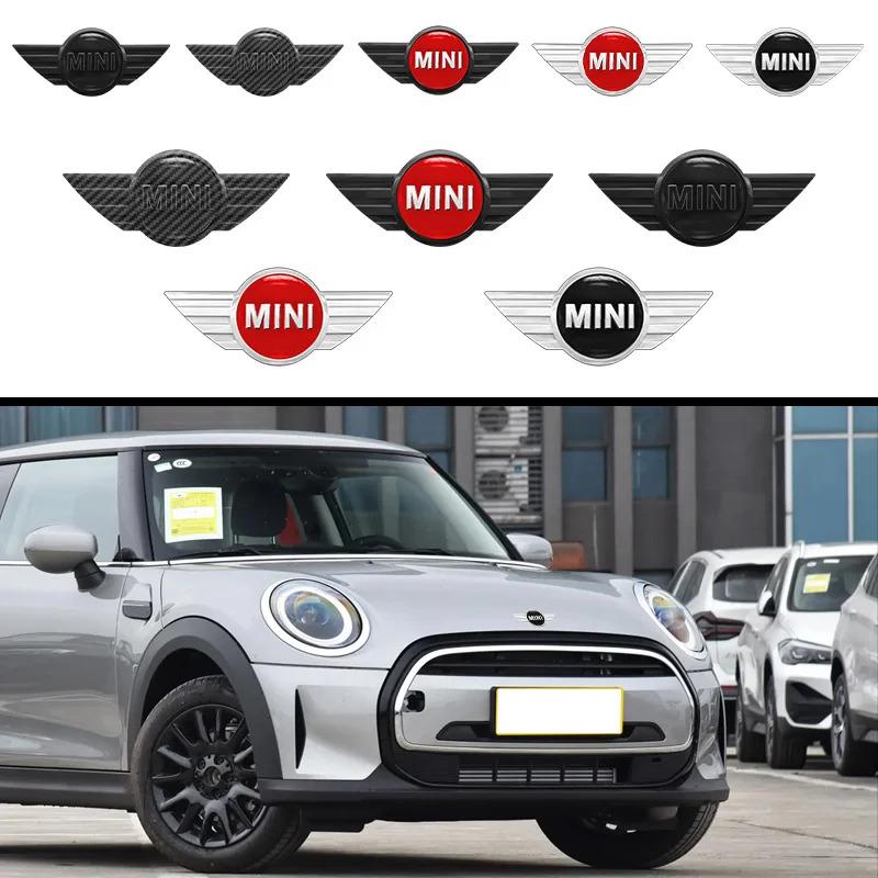 15.1/11.9cm 3D ABS Car Front Hood Emblem Stickers Rear Trunk Badge For Mini Cooper Countryman Clubman F55 F56 R55 R56 R60 JCW
