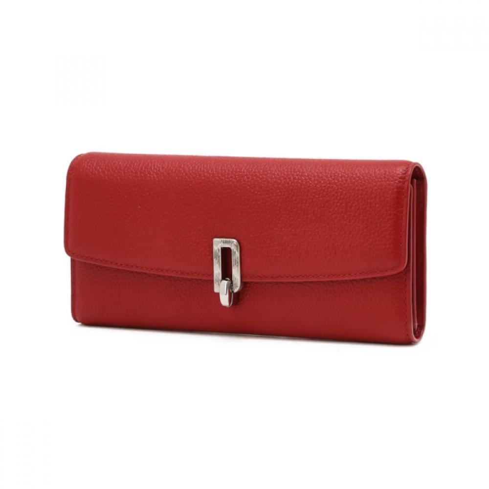 Daks Leather 3 Fold Wallet Red Dcwa6f581r2