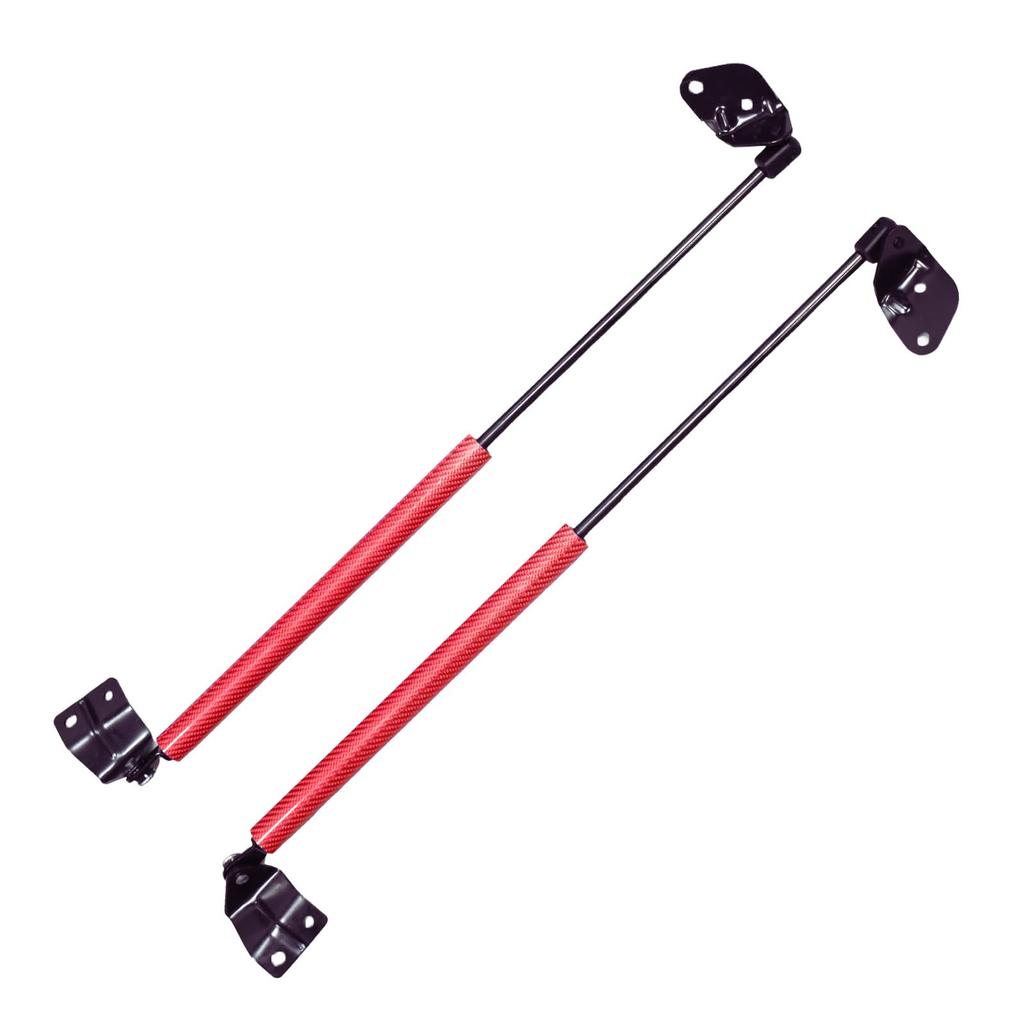XIANGSHANG Rear Gate Damper for Back Door Rear Hatch Trunk Vehicle Inspection Replacement Set of Red Carbon Fiber 1998-2005 Alto/Carol (HA12S, HA22S,