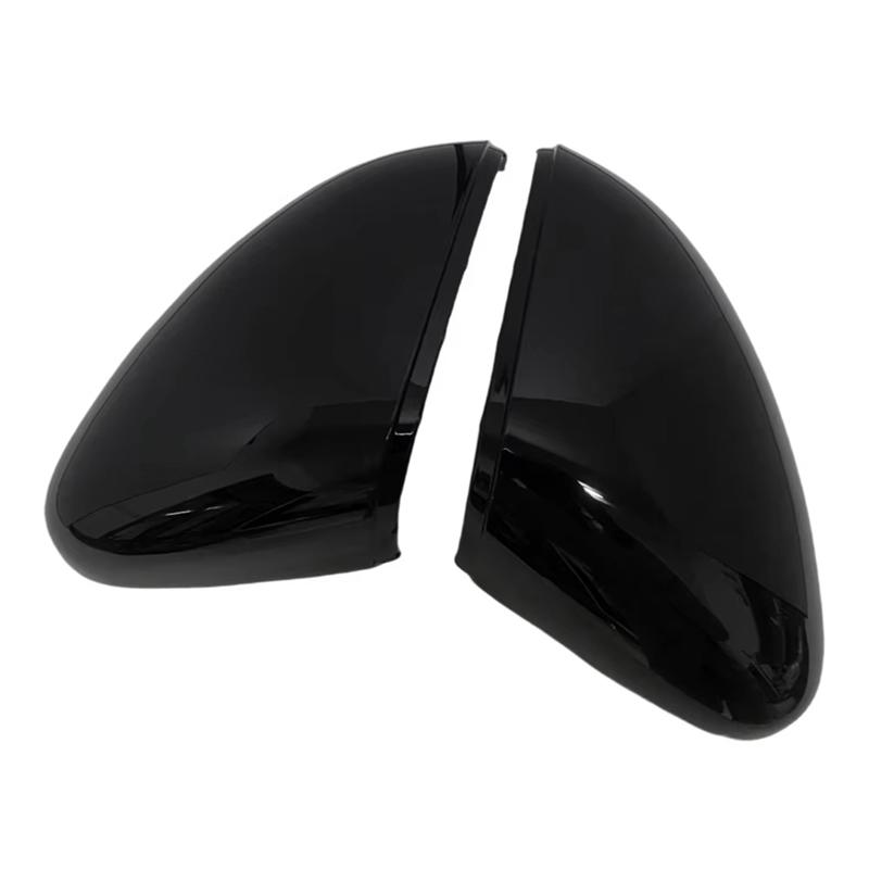 Rear View Mirror Cover Trim Side Door Wing Mirror Housing For Ford Fiesta MK8 2019-2024
