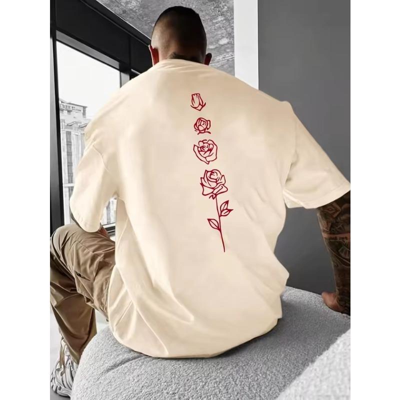 Pánské tričko s kreativním potiskem Streetový trend 3D tisk