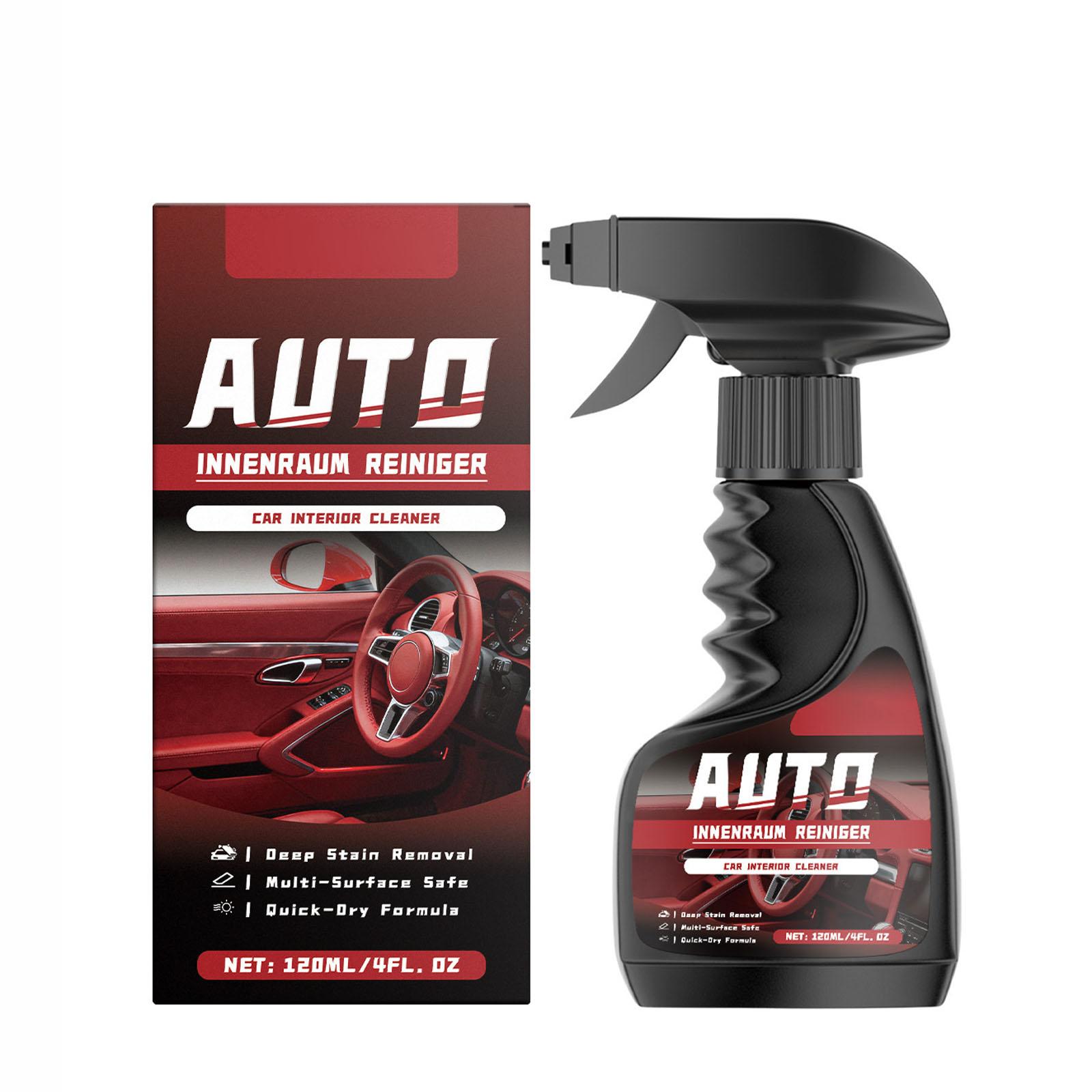 

HOMONTH Car Interior Cleaning Kit: Universal Cleaning Spray For Removing And Maintaining Stains Interior Surfaces And For Various Materials 120ML One Size