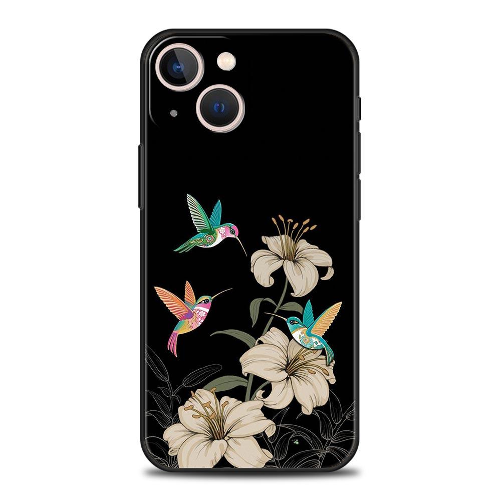 Hummingbird Phone Case For iPhone 16e 15 14 13 12 11 Pro Max XS X XR SE 7 8 Plus Shell iPhone 16 Soft TPU Cover