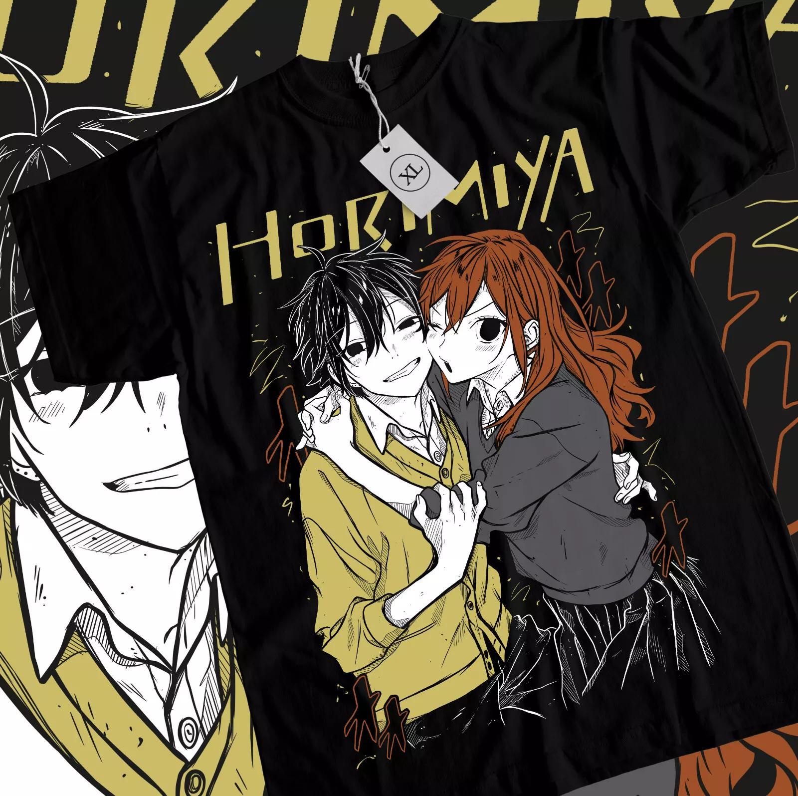 

Hori-san to Miyamura-kun T-shirt Kawaii Japanese Anime Horimiya Shirt All Size S
