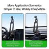 Adjustable Car Mobile Phone Mount Base 17mm Ball Head Adapter Fit 1/4 Tripod Screw Hole For Secure Device Positioning