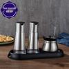 304 Stainless Steel & Glass Seasoning Bottle Set