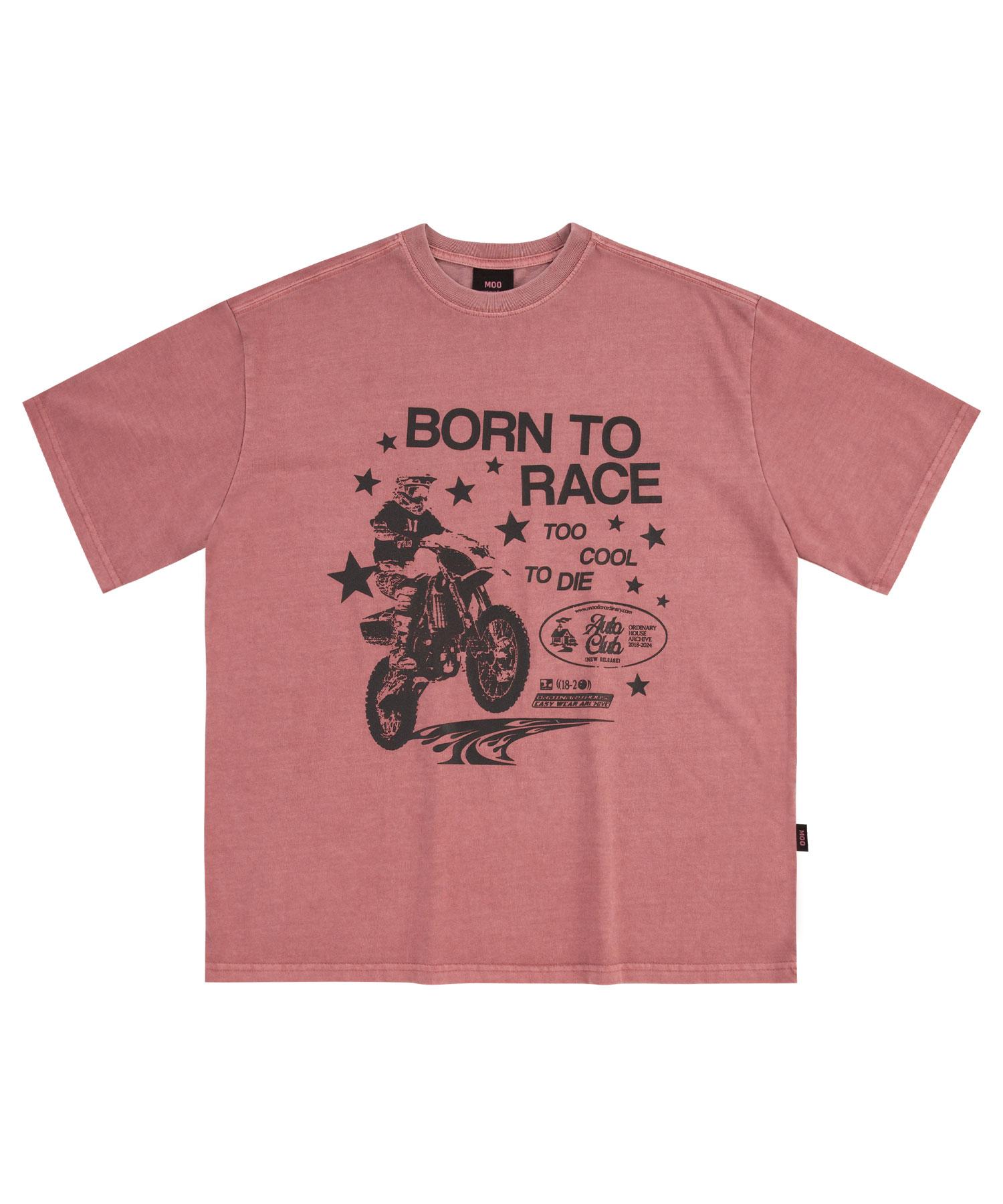 Футболка с коротким рукавом Moo Bike Pigment - Розовый L