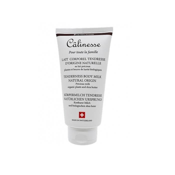 Lait corporel - CALINESSE - Tendresse naturel - 250 ml - Peaux sèches - Mixte