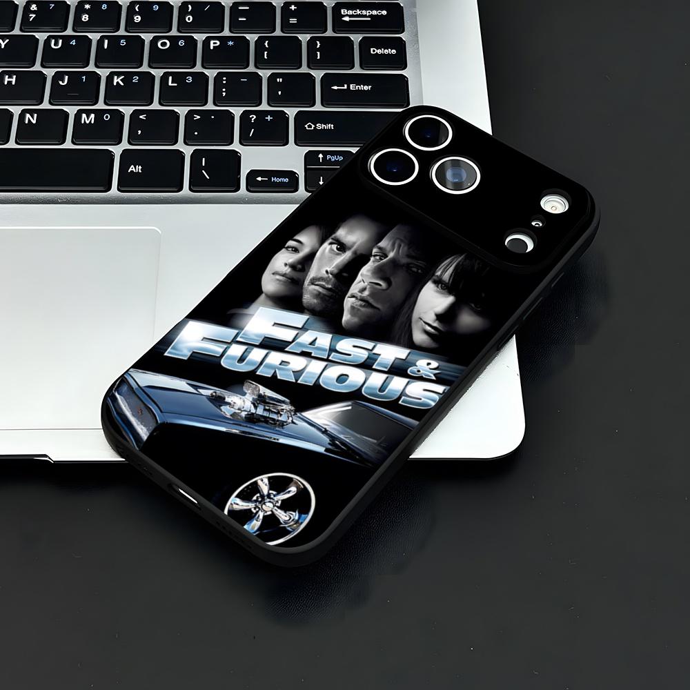 F-fast And F-Furious Handyhülle Für IPhone 17 Air 16 E Pro Max 15 14 13 Mini 12 Pro 11 Max Plus Schwarze Weiche Hülle