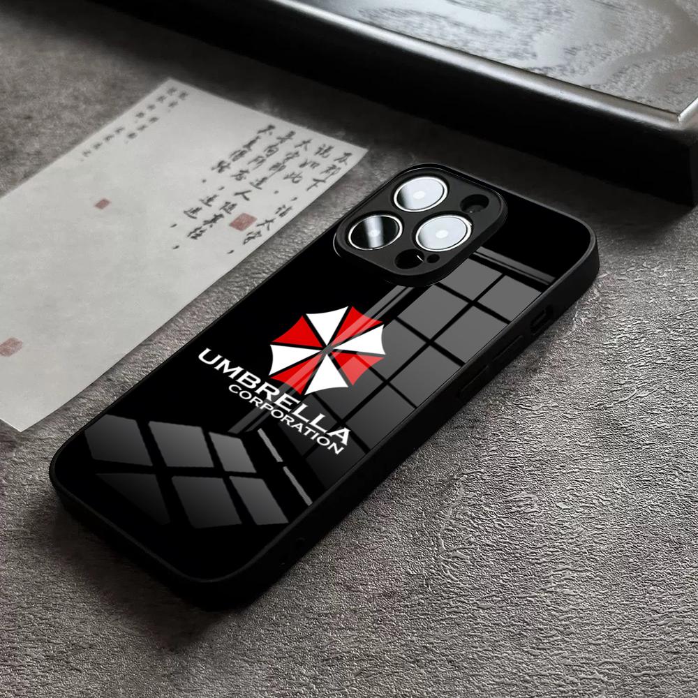 Game U-Umbrella C-Corporation Phone Case For iPhone 18 17 16 Pro Max 15 Plus 14 Pro 12 11 13 Mini X XR XS Max SE Glass Cover